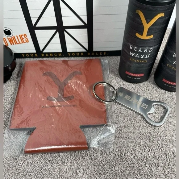 NWT Yellowstone Collection The Cowboy Beard Gift Set - Picture 5 of 6